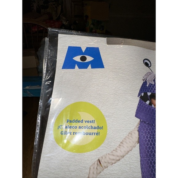 Disney Monsters Inc Boo Gibs Deluxe Costume Size 3t-4t - Picture 7 of 13